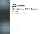 PRESSCO TECHNOLOGY DecoSpector 360 Training Manual
