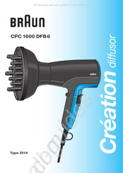 Braun Creation CPC1600 Manual