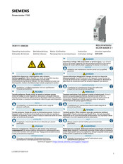 Siemens 7KN1111-0MC00 Operating Instructions Manual