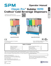SPM SR-2E-22-290 Operator's Manual