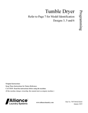 Alliance Laundry Systems SG030S Instruction Manual