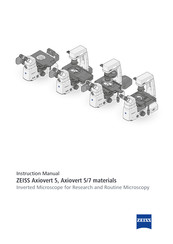 Zeiss Axiovert 5/7 Instruction Manual