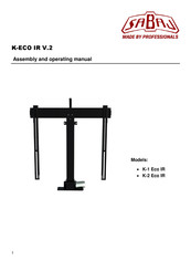 Sabaj K-2 Eco IR Assembly And Operating Manual