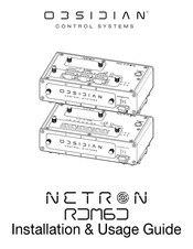 OBSIDIAN CONTROL SYSTEMS Netron RDM6D Installation & Use Manual