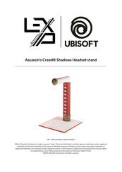 LEXIP Ubisoft Assassin's Creed UBXLXHD0001 Manual