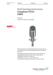 Endress+Hauser IO-Link Liquiphant FTL43 Brief Operating Instructions