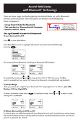 Kestrel 4000 Series Manual