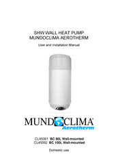 mundoclima Aerotherm BC BC 100L User And Installation Manual