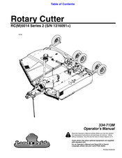 Land Pride RCM5014 Operator's Manual