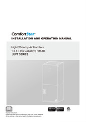 ComfortStar CHE7A-08B Installation And Operation Manual