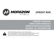 Horizon Fitness Paros 3.0 Owner's Manual