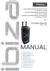 Ibiza Sound COLUMBA-KARAOKE Manual