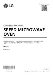 LG MZBZ1715 Series Owner's Manual