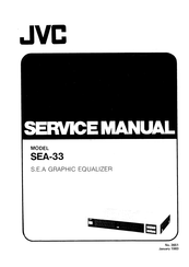 Jvc SEA-33 Service Manual