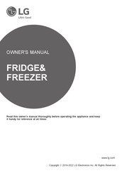 LG GR-X265KR Owner's Manual