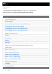 Sony BRC-AM7 Series Help Manual