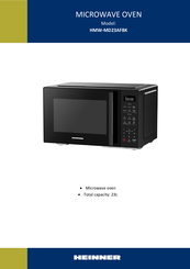Heinner HMW-MD23AFBK Manual