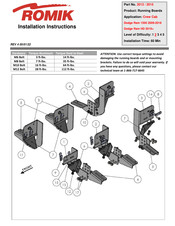Romik 2013 Installation Instructions