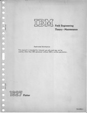 IBM 1627 Manual