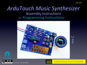 CORNFIELD ELECTRONICS ArduTouch Music Synthesizer Assembly Instructions Manual