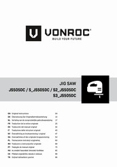 VONROC S3 JS505DC Original Instructions Manual