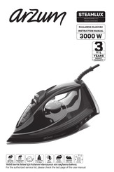 Arzum STEAMLUX AR6043 Instruction Manual