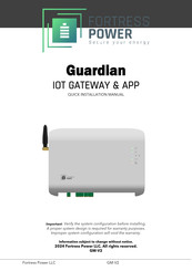 Fortress Power Guardian Quick Installation Manual