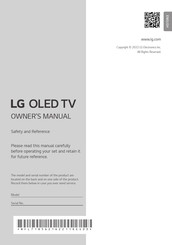 LG OLED97G26LA.AMF Owner's Manual