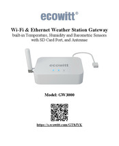 ECOWITT GW3000 Manual