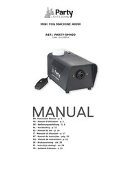 Party Light & Sound PARTY-SM400 Manual