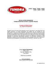Tundra M2500 Installation Manual