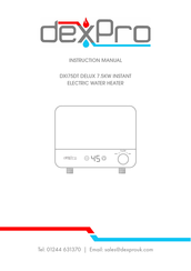 dexPro DXI75DT Instruction Manual
