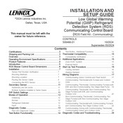 Lennox RDS Installation And Setup Manual