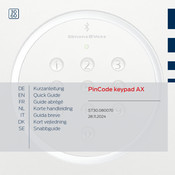 SimonsVoss PinCode AX Quick Manual