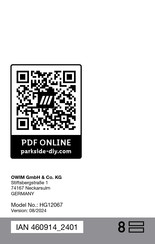 Parkside PAPS 204 B1 Operation And Safety Notes