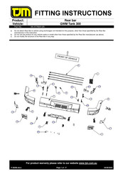 TJM 081ATRBA18A Fitting Instructions Manual