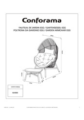CONFORAMA EGG 604985 Manual