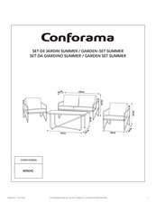 CONFORAMA SUMMER 605041 Manual