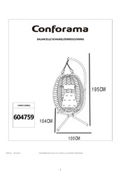 CONFORAMA FIDJI 604759 Quick Start Manual