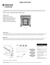 Pentair EV9977-00 Installation, Operation, Maintenance Manual