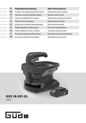 GÜDE 58628 Operating Instructions Manual
