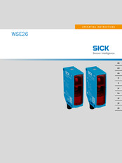 SICK WSE26 Operating Instructions Manual