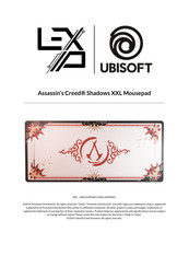 LEXIP UBISOFT Assassin's Creed Shadows XXL Manual