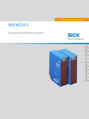 SICK WE24-2 Series Operating Instructions Manual