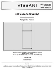 Vissani 1005491839 Use And Care Manual