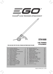 EGO STA1600 Manual