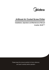 Midea AirBoost SCAF260HV FCD Installation, Operation And Maintenance Manual