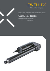 Schaeffler EWELLIX CAHB-31N Installation, Operation And Maintenance Manual