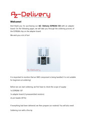 AZ-Delivery ESP8266-12E Manual