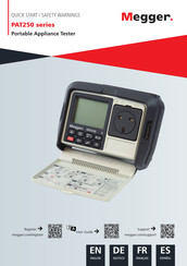 Megger PAT250 Series Quick Start Manual